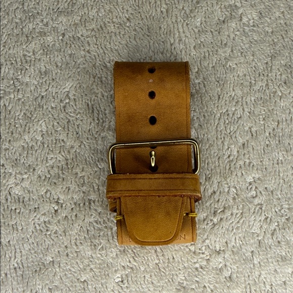 Vintage Louis Vuitton Luggage Tag and Poignier in Vachetta Leather (11E) - Picture 6 of 7